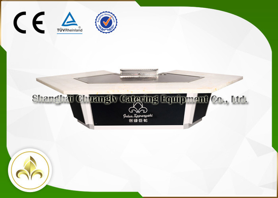 購入 概念設計のTeppanyaki Hibachiのグリルの日本の調理のテーブル橋形 online manufacture