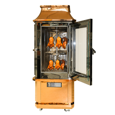 購入 S/Sのガラス ドアとの電気アヒルの鶏のRotisserieのグリル機械垂直 online manufacture