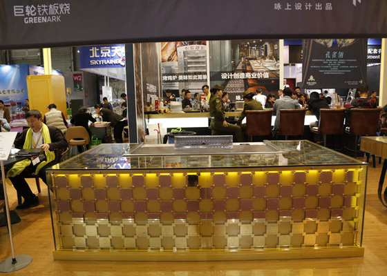 購入 二重バーナーの日本食料理店のTeppanyakiのグリルのElectricialの管の誘導 online manufacture