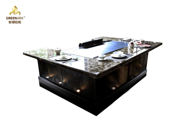 購入 くぼんだ空気入口の設計の電気Teppanyaki Hibachiのグリルのテーブル online manufacture