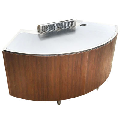 購入 Commercial Fan Shape Teppanyaki Grill Table with 220-240 V 380 V 8000w Power for Restaurant & Hotel オンライン製造