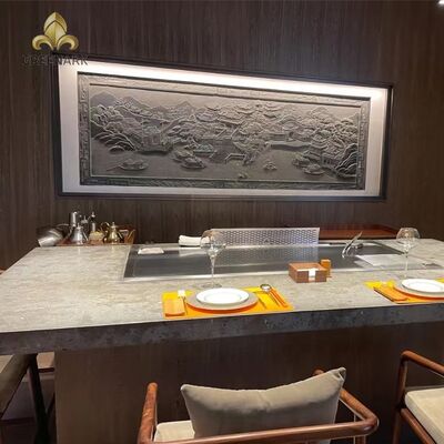 購入 Freestanding 5KW Teppanyaki Grill Table with 1 Year Warranty for Restaurants and Hotels オンライン製造