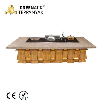 購入 3 in 1 Multifunctional Commercial Teppanyaki Grill Table for Food Plaza and Outdoor Dining オンライン製造