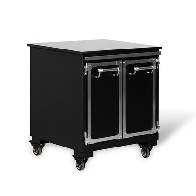 購入 商用スペイン製鉄BBQグリル 304ステンレス鋼と底部キャビネットの二階炭火炉 オンライン製造