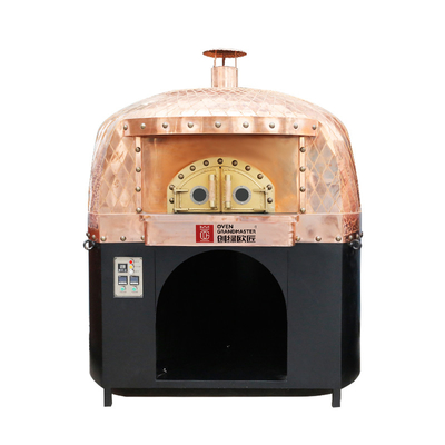 カスタムラウンドイタリアピザオーブン 電気ガス 500℃ 高温
