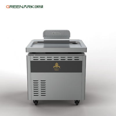 商業用キッチン機器 4.5KW マルチファンクション インダクション フラットフライヤー テパンヤキ グリル キャビネット
