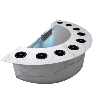 ステンレス鋼鉄板焼きグリルテーブル 1300x1000x800mm 8kW 380V