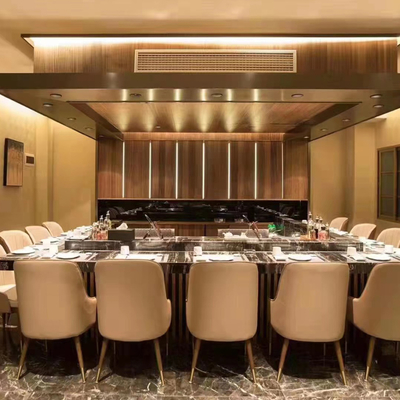 ステンレスステール テパニヤキ グリルテーブル 1200×850×800mm 8kW 380V