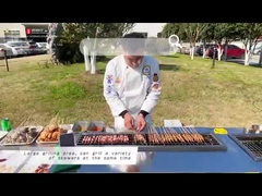 10KW立場の無煙ステンレス鋼BBQのグリル