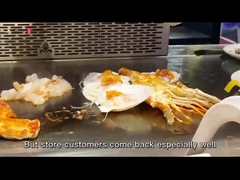 レストラン380V Satinlessの鋼鉄Teppanyakiのグリルのテーブル